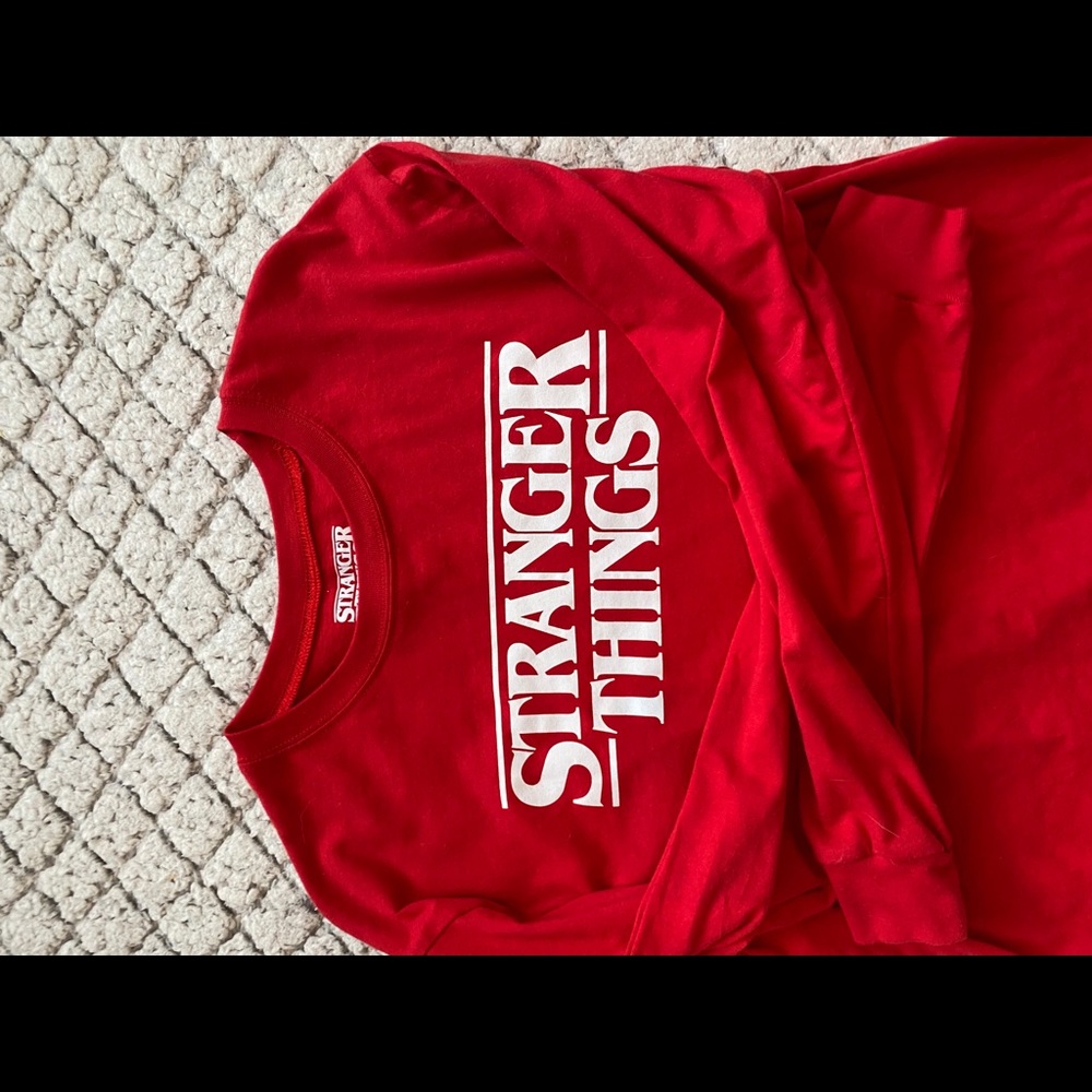stranger things shirt